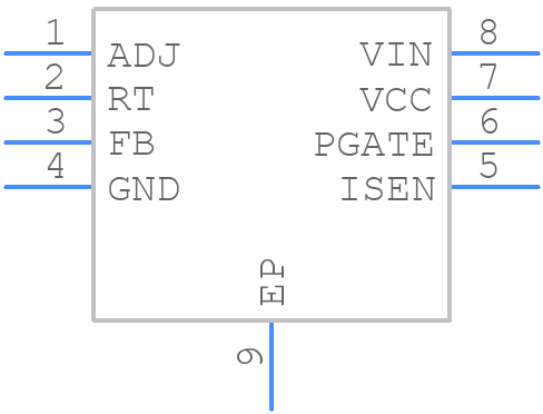 LM5085SDX/NOPB - Texas Instruments - PCB symbol