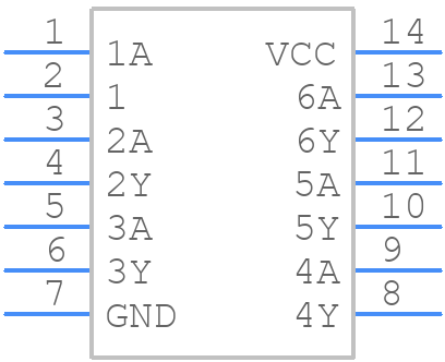74HC7014 - Nexperia - PCB symbol