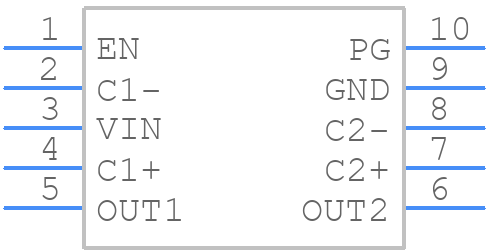 TPS60302DGSG4 - Texas Instruments - PCB symbol