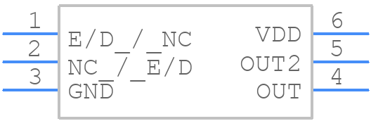 XLH735045.158400X - Renesas Electronics - PCB symbol