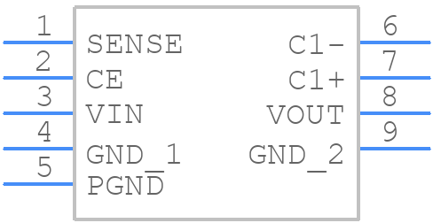 XC9802B253DR-G - Torex - PCB symbol
