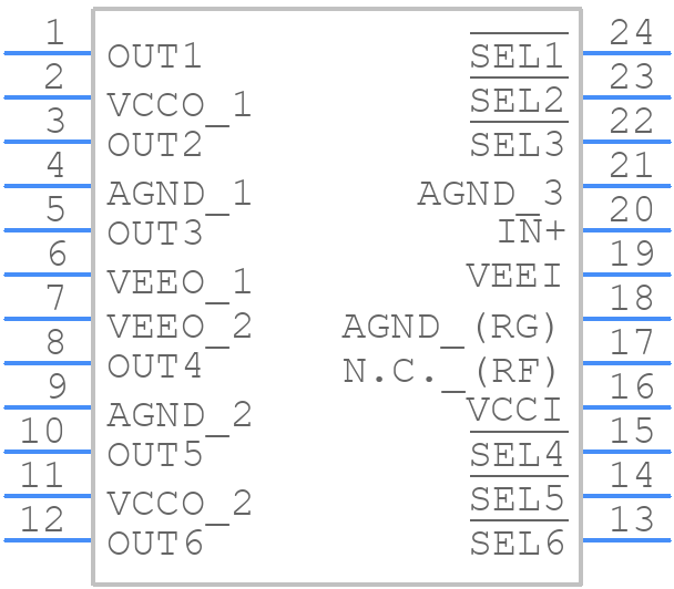 MAX4135EWG - Analog Devices - PCB symbol