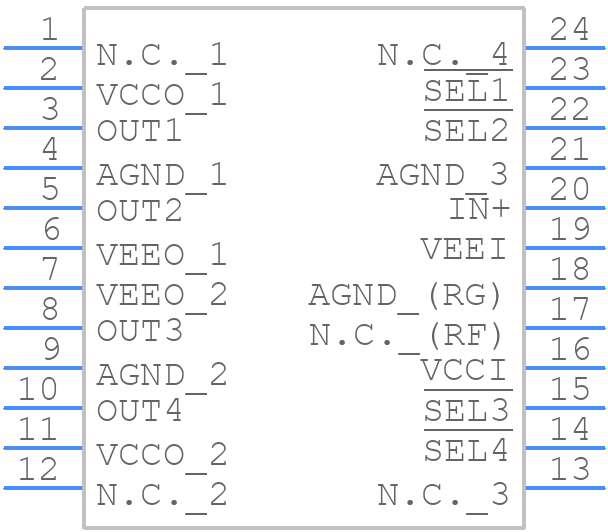 MAX4138EWG - Analog Devices - PCB symbol