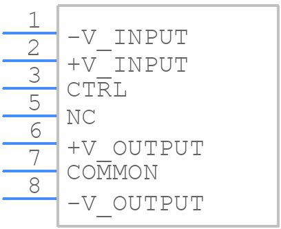EC3SA-05D05 - Cincon - PCB symbol