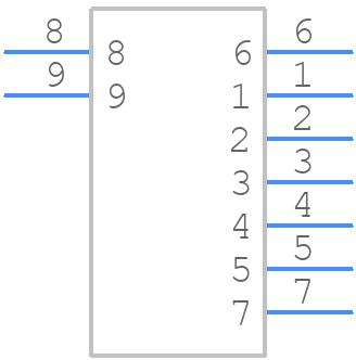 DS1104-BN0SR - Connfly - PCB symbol