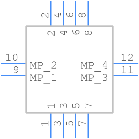 WP55DK-P008VA1-R20000 - JAE - PCB symbol