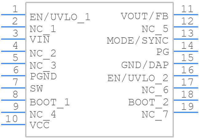 LMQ66410MC5RXBRQ1 - Texas Instruments - PCB symbol