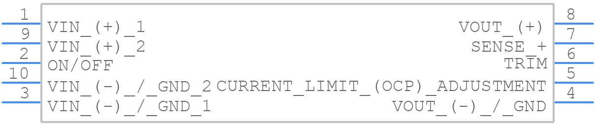 i7A24045A033V-0C3-R - TDK Lambda - PCB symbol