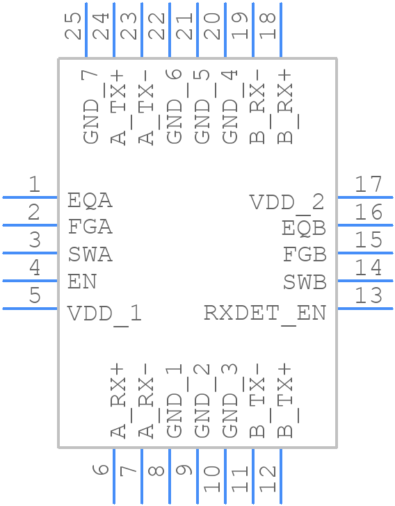 NB7NPQ1402E2MMUTWG - onsemi - PCB symbol