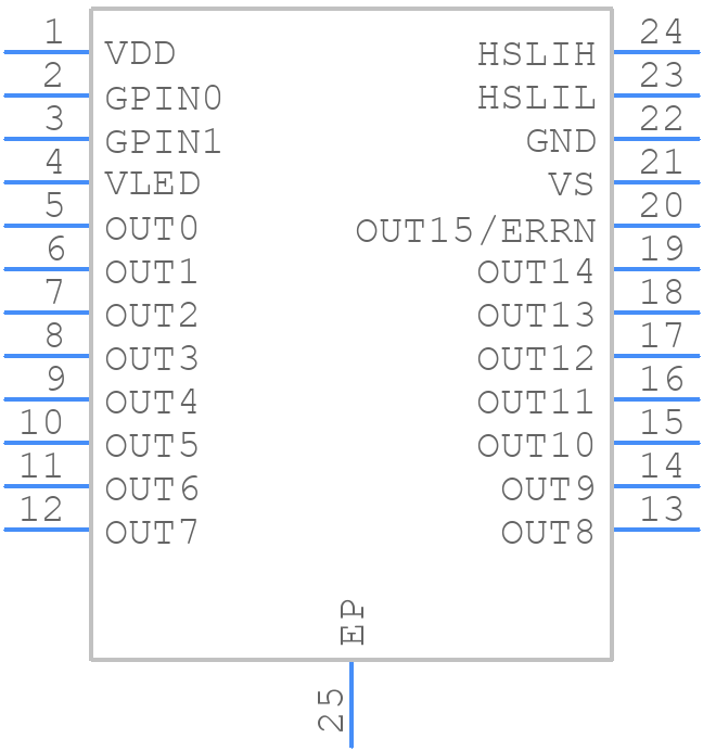 TLD700216ESXUMA1 - Infineon - PCB symbol