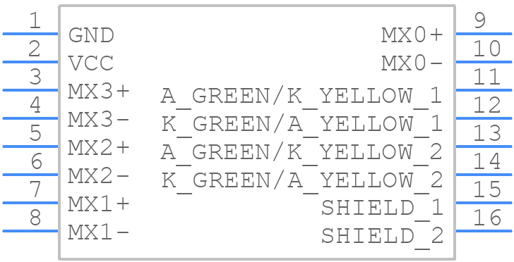 2250013-4 - BelFuse - PCB symbol