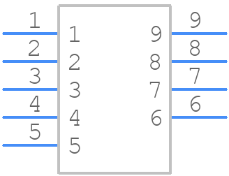 EF16-K-H-9P-SW - Feryster - PCB symbol
