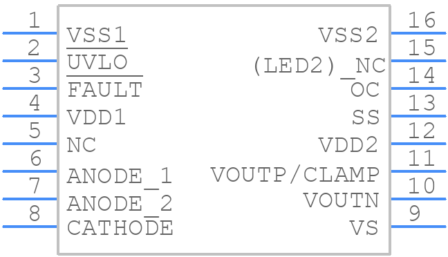 ACPL-355JC-000E - Avago Technologies - PCB symbol