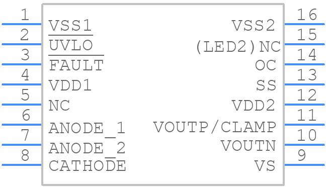ACPL-355JC-500E - Avago Technologies - PCB symbol
