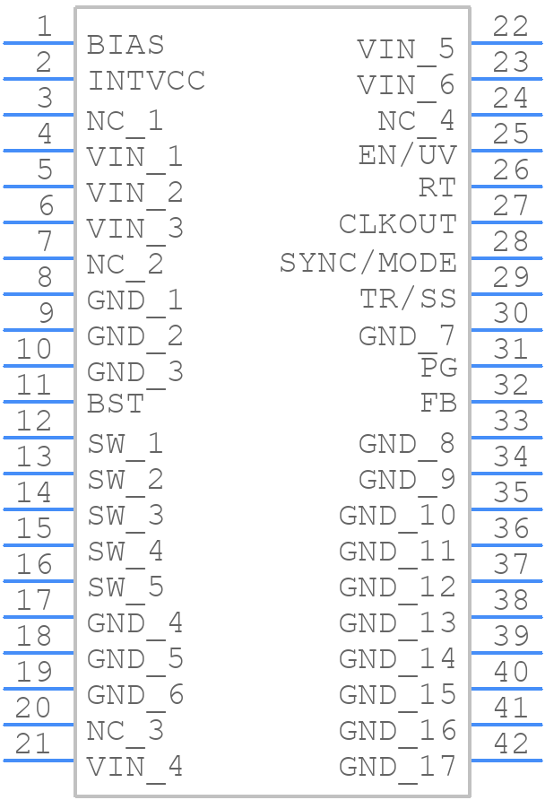 LT8645SIV#TRPBF - Analog Devices - PCB symbol