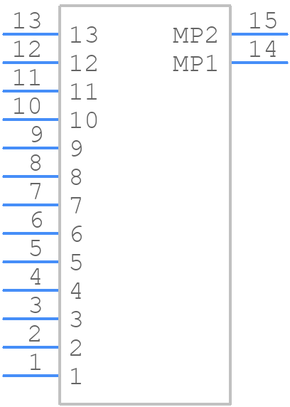 502386-1370 - Molex - PCB symbol