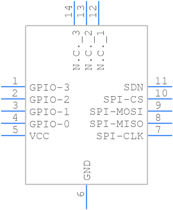 RC-SPIRIT2-868 - RadioControlli - PCB symbol