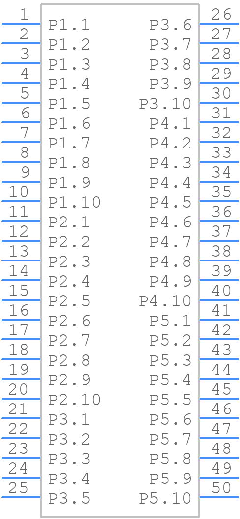 172457-0005 - Molex - PCB symbol