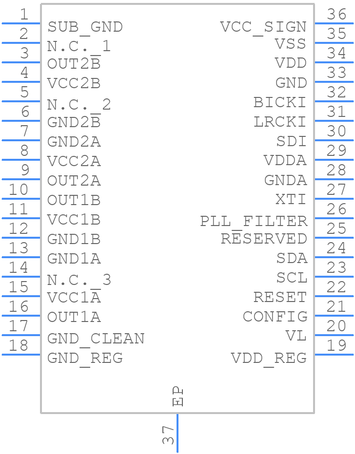 E-STA32813TR - STMicroelectronics - PCB symbol