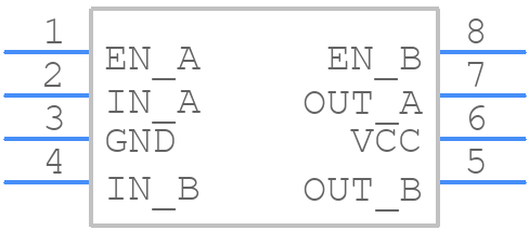 IXDD404SI - LITTELFUSE - PCB symbol