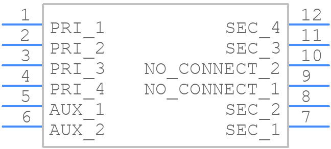 EPC3472G - PCA Electronics, Inc. - PCB symbol