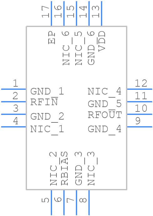 ADL8102ACPZN - Analog Devices - PCB symbol