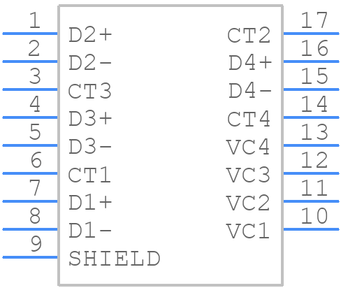 21033812817 - HARTING - PCB symbol