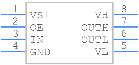 EL7155CSZ-T7A - Renesas Electronics - PCB symbol