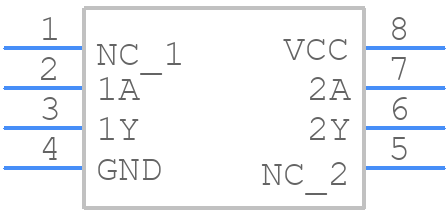SN74HCU7204PW - Texas Instruments - PCB symbol
