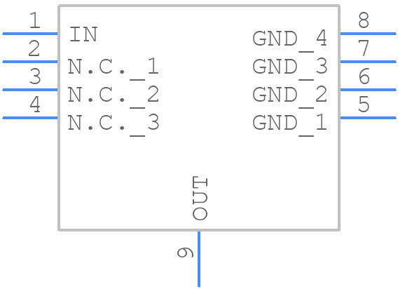 BV1LB025EFJ-CE2 - ROHM Semiconductor - PCB symbol