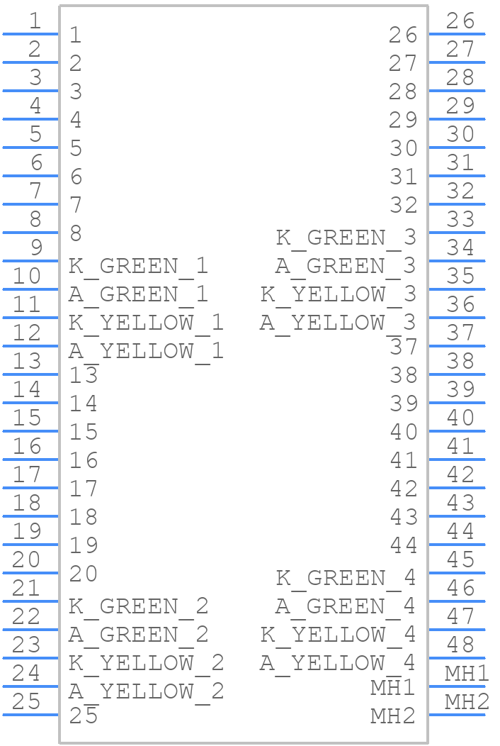 RJE724881413 - Amphenol - PCB symbol