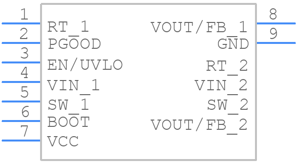 LMR36501P5RPER - Texas Instruments - PCB symbol