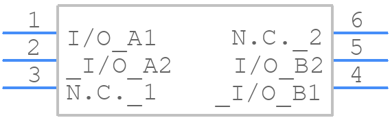 DF6D6UFE,L3F - Toshiba - PCB symbol
