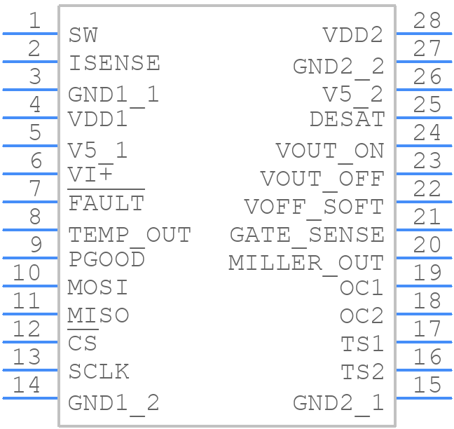 ADUM4138WBRNZ - Analog Devices - PCB symbol