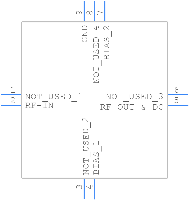 PMA-545G3+ - Mini-Circuits - PCB symbol