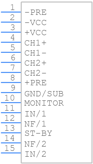 STK433-760-E - Sanyo - PCB symbol