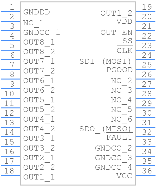 ISO8200AQ - STMicroelectronics - PCB symbol