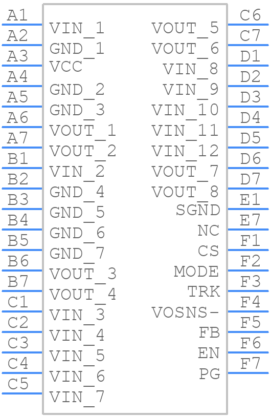 MSN12AD12-MP - Delta Components Ltd. - PCB symbol