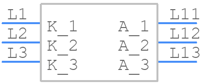 WP406A10XHA/3GD - Kingbright - PCB symbol