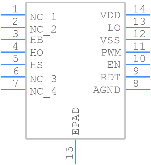 ISL78444AVEZ - Renesas Electronics - PCB symbol