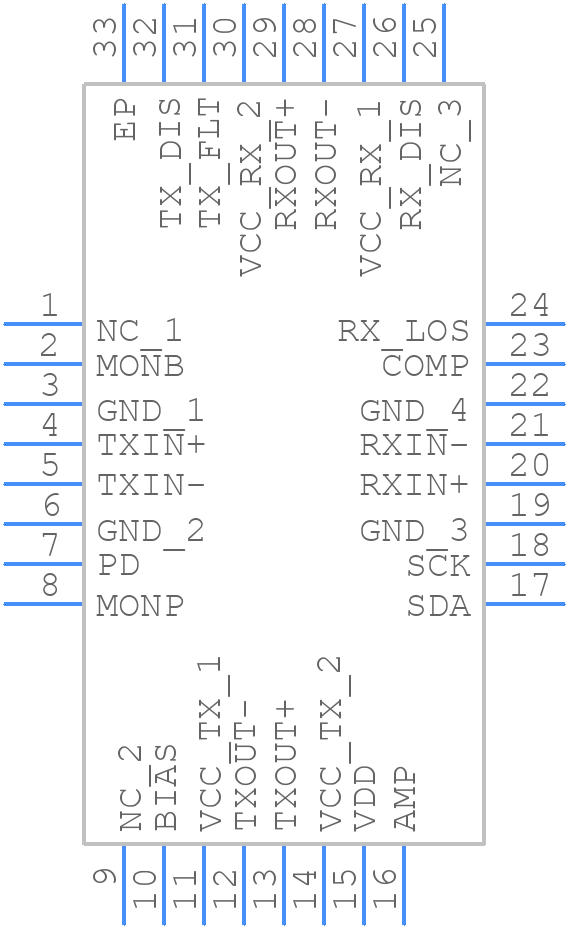 ONET1130EPRSMR - Texas Instruments - PCB symbol