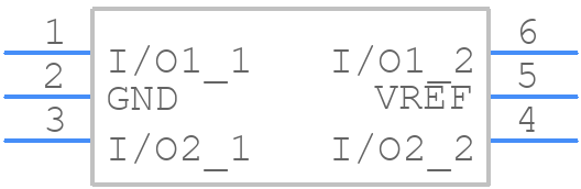 PJUSBLC6-2 - PANJIT - PCB symbol