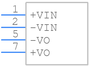 PUB2405S1B - Flex Power Modules - PCB symbol