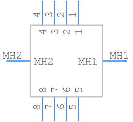 PLB08F300A1 - Positronic - PCB symbol