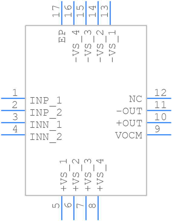 AD8476BCPZ-RL - Analog Devices - PCB symbol