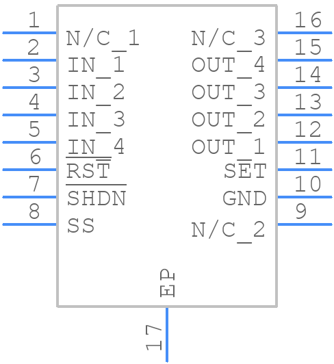 LP38869MHX/NOPB - Texas Instruments - PCB symbol