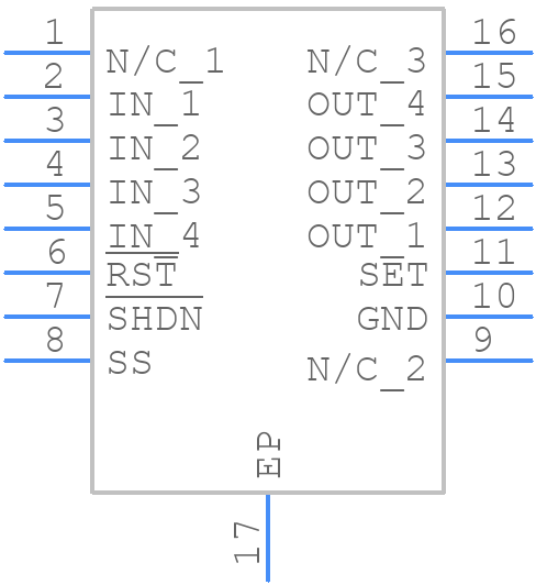 LP38869MH/NOPB - Texas Instruments - PCB symbol
