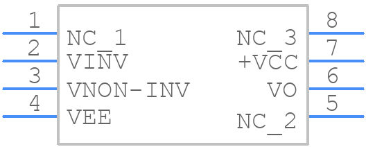 CLC450AJE/NOPB - Texas Instruments - PCB symbol