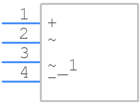 GSIB2580-E3/45 - Vishay - PCB symbol