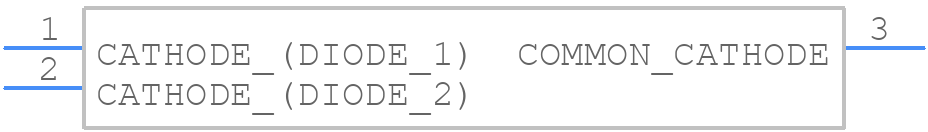 PESD27VV2BAT-QR - Nexperia - PCB symbol